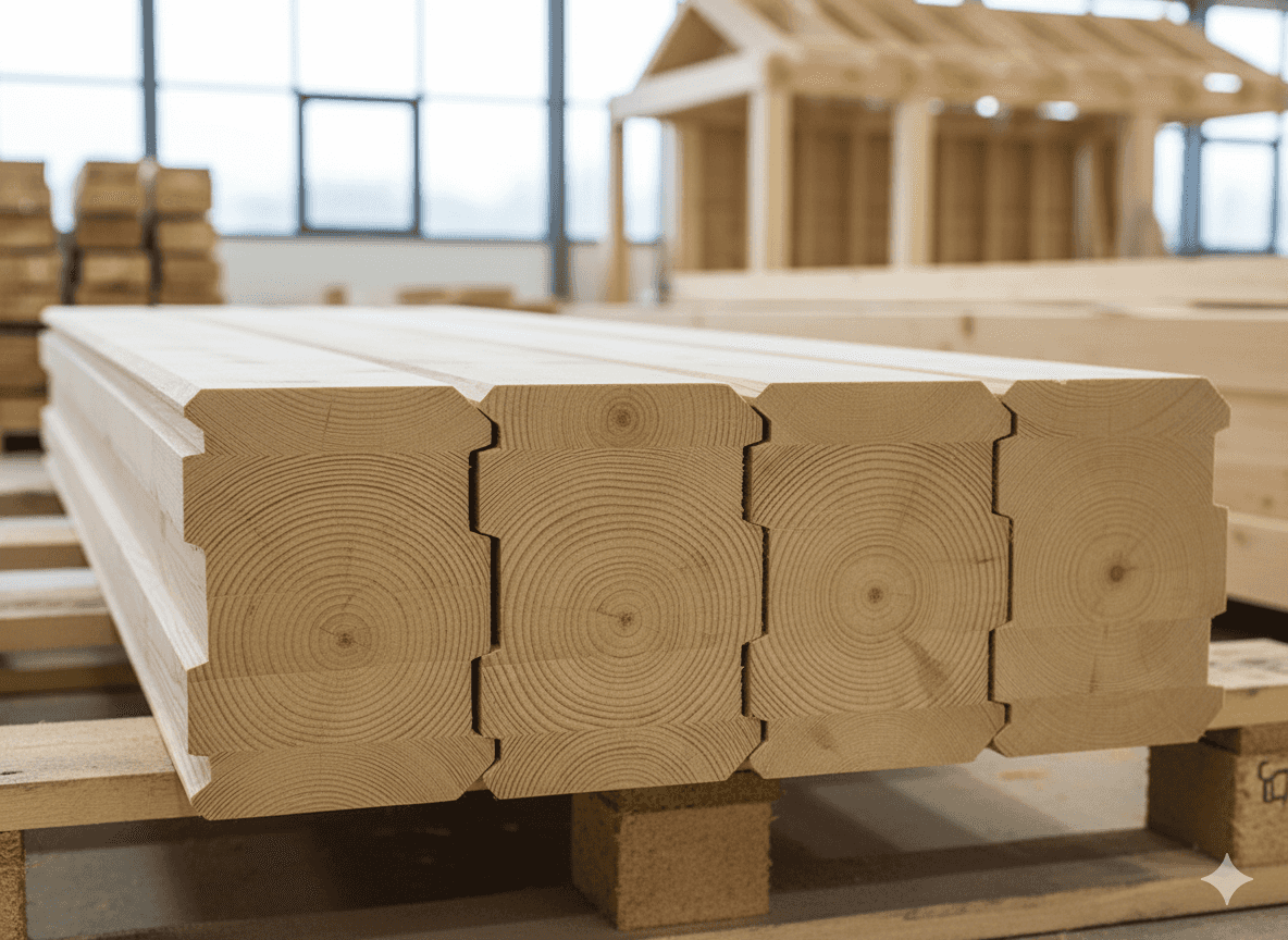 Клеєний брус